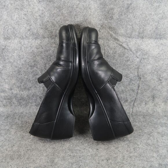 Clarks Shoes Womens 7 Clog Slip On Fashion Comfort Leather Career Walking Black - Picture 10 of 14